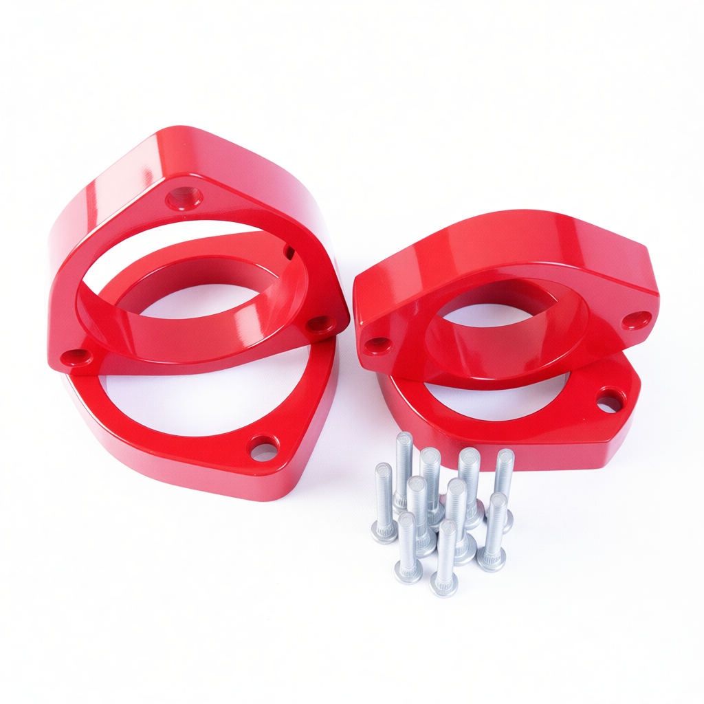 Hliníkové zvedací podložky 30 mm, antikorozní komaxit, CNC aluminium spacers, sada pro zvýšení světlé výšky auta, off-road distanční podložky zavěšení