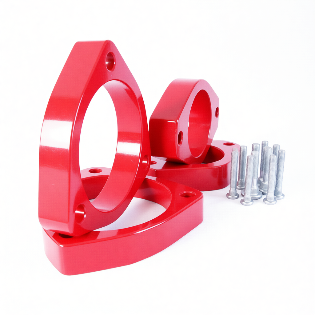 Podložky pro zvýšení vozu 30 mm, aluminium distanční lift sady, CNC přesnost, powder-coat povrch, zvýšení světlé výšky vozu pro 4×4 a SUV